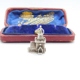 Sterling Silver Nuvo Openable Wedding Church Charm Pendant Vintage c1970