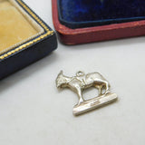 Sterling Silver 'Clovelly' Donkey Charm Pendant Vintage c1970