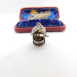 Sterling Silver Wishing Well Charm Pendant Vintage c1970