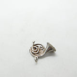 Sterling Silver French Horn Musical Charm Vintage c1970