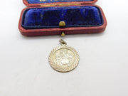 Sterling Silver St Christopher Charm Pendant Vintage c1970