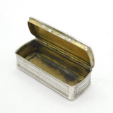 19th Century Italian .800 Silver Rialto Bridge, Venice Snuff Box Antique c1880s