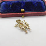 Sterling Silver Boy Carrying Pail of Water Charm Pendant Vintage c1970