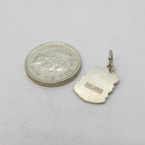 Sterling Silver Enamel Swansea Charm Pendant Vintage c1970s