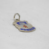 Sterling Silver Devon Shield Travel Charm Pendant Vintage c1970