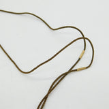 Georgian 9ct Gold & Woven Hair Long Guard Watch Chain Antique c1820s