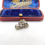 Sterling Silver Motor Car Charm Pendant Vintage c1970