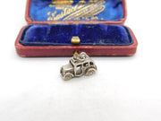 Sterling Silver Motor Car Charm Pendant Vintage c1970