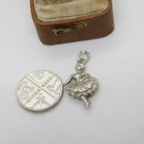 Sterling Silver Ballerina Charm Pendant Vintage c1970