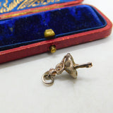 Sterling Silver Ballerina Dancer Charm Pendant Vintage c1970