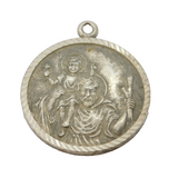 Sterling Silver St. Christopher Travel Pendant Vintage 1977 London