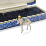 Sterling Silver Standing Horse or Foal Charm Pendant Vintage c1970