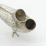 20th Century Dutch .833 Silver Novelty Sparrow Bird Box Antique c1910s