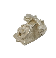 Sterling Silver Telephone Charm Pendant Vintage c1970