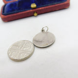 Sterling Silver & Enamel Canada Souvenir Charm Pendant Vintage c1970