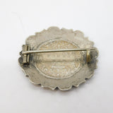 Queen Victoria Sterling Silver Shilling Coin Fob Pendant Antique 1887 Jubilee