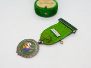 Sterling Silver & Enamel Ancient Order of Foresters Medal Antique 1933