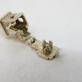 Sterling Silver Opening Church Charm Pendant Vintage c1970s