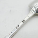 Irish George III Sterling Silver Floral Pattern Tablespoon Antique 1777 Dublin