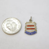 Sterling Silver Enamel Combe Martin Souvenir Charm Pendant Vintage c1970