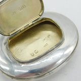 18th Century George III Scottish Sterling Silver Snuff Box Antique c1790s