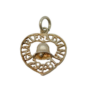 Sterling Silver Charles & Diana Commemorative Pendant Vintage 1981
