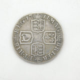 Queen Anne Silver 4th Bust Shilling Coin Antique 1711 Fair Condition