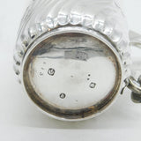 Victorian Art Nouveau Sterling Silver Christening Mug Antique 1891 Edinburgh