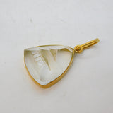 Japanese 19th Century 18ct Gold Essex Crystal Pagoda Pendant Antique