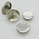 Victorian Sterling Silver Three-Part Travelling Pomander Antique 1865 London