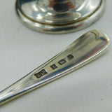 Boxed Sterling Silver Egg Cup & Spoon Breakfast Set Vintage 1985 Birmingham