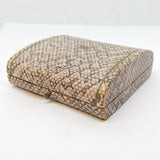 Victorian Faux Leather Ducal Coronet Jewellery Box Antique c1880s
