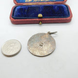 Sterling Silver St Christopher Charm Pendant Vintage c1970