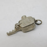 Sterling Silver Opening Traditional Video Camera Charm Pendant Vintage c1970