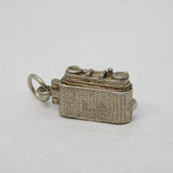 Sterling Silver Bird in the Camera Opening Charm Pendant Vintage c1970