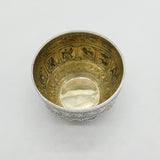 Victorian Sterling Silver Zodiac Signs Bowl Antique 1886 London