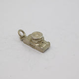 Sterling Silver Camera Charm Pendant Vintage c1970