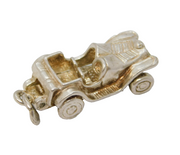 Sterling Silver Opening Motor Car Charm Pendant Vintage c1970
