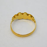 Georgian 18ct Yellow Gold Stone Set Acrostic 'Regard' Ring Antique c1800