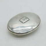 18th Century George III Scottish Sterling Silver Snuff Box Antique c1790s