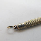 20th Century Sterling Silver Engine Turned Swizzle Stick Antique c1920s Deco
