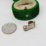 Sterling Silver Old Shoe Charm Pendant Vintage c1970