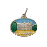 Sterling Silver Enamel Haworth Charm Pendant Vintage c1970s