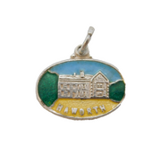 Sterling Silver Enamel Haworth Charm Pendant Vintage c1970s