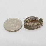 Sterling Silver Devil in the Iron Opening Charm Pendant Vintage c1970s