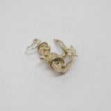 Sterling Silver Fishing Gnome With Fish Charm Pendant Vintage c1970