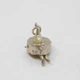Sterling Silver Articulated Circus Clown Charm Pendant Vintage c1970