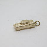 Sterling Silver Saloon Car Charm Pendant Vintage c1970