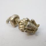 Sterling Silver Mexican Drummer Charm Pendant Vintage c1970