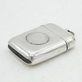 Boer War Victorian Sterling Silver Coin Set Vesta Case Antique 1900 London